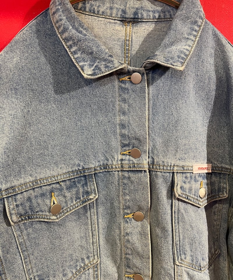 VERANDALUNCH】リメイク ドッキング デニム&チュール ワンピース