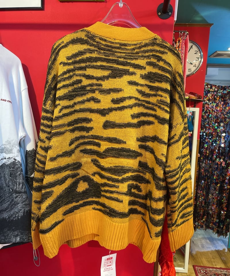 g*t様 Cloveru 虎模様 ニットカーディガン　L 楽天市場】Cloveru (クローバル) 