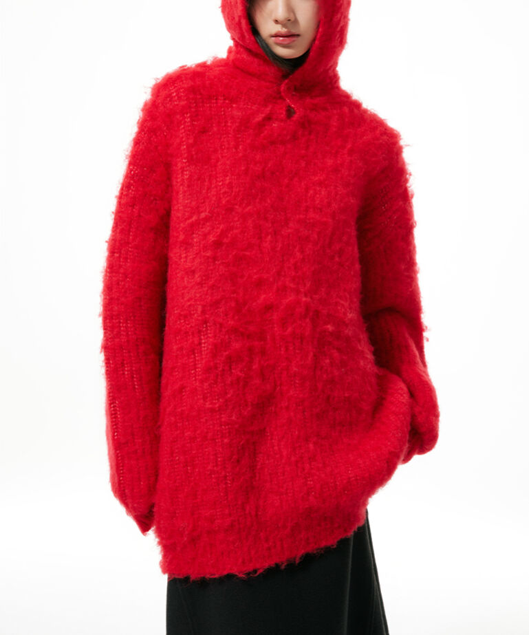 ming104/ KMRii ケムリニットパーカージャケット モヘア ming104/ KMRii ケムリニットパーカージャケット モヘア ming104