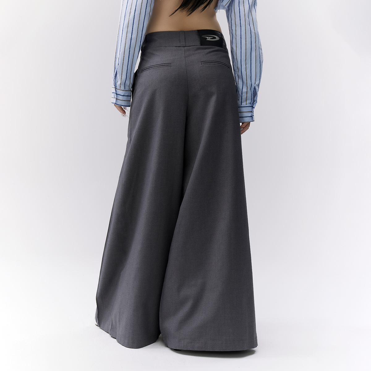 Ka na ta ワイドハカマパンツ プリーツデザイン【FREE】総丈約80cm Ka na ta ワイドハカマパンツ プリーツデザイン【FREE】総丈約