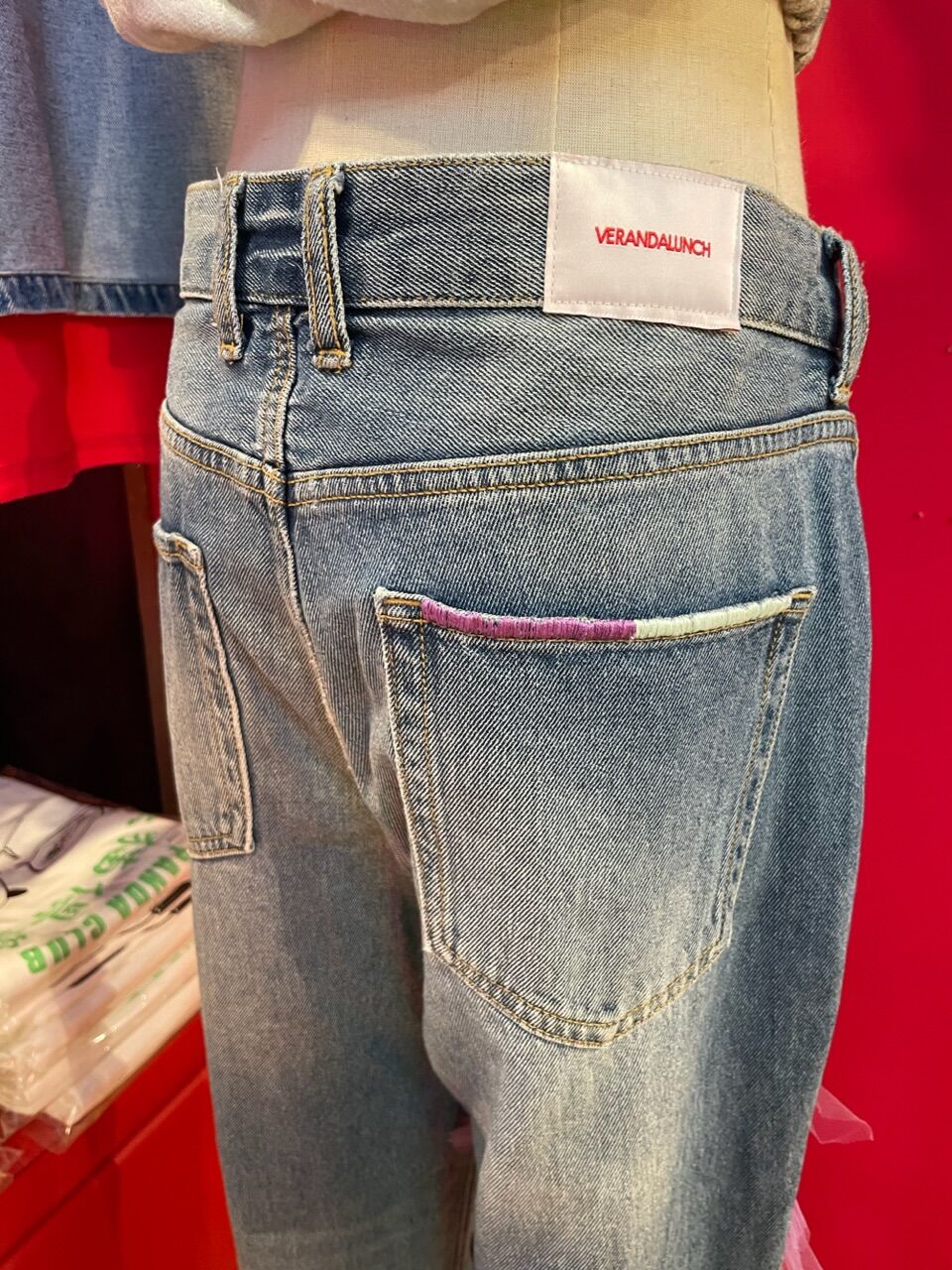 デニムリメイク‪☆ランダムフリルパッチ デニムリメイク‪☆ランダムフリルパッチ デニムリメイク‬‬