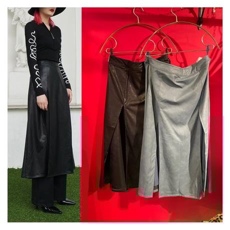 フェイクレザースカート | STORES