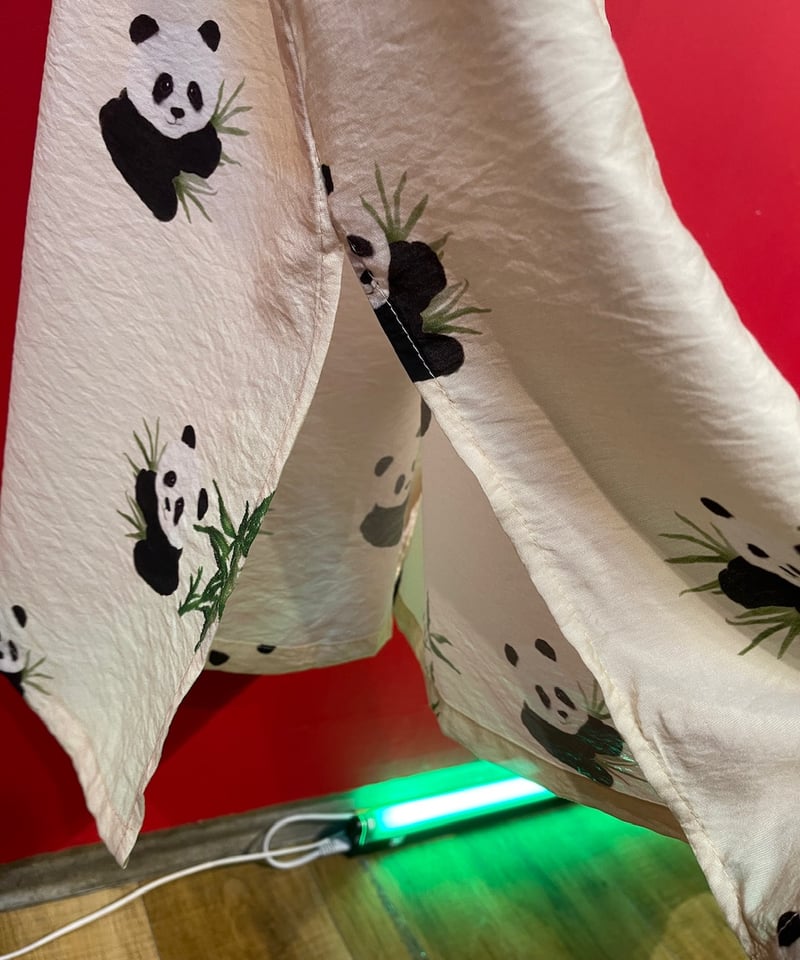 パンダ　チャイナ　ワンピース チャイナ風パンダチャイナワンピースセット：ワンピース