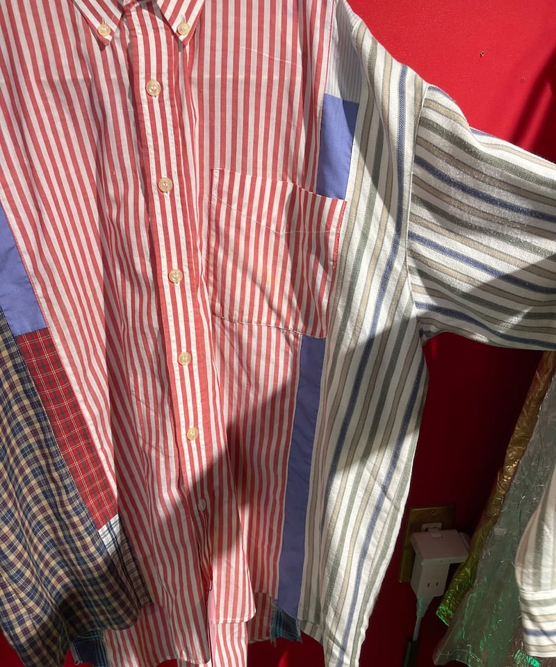 USED 古着】 リメイク ドッキング L/S シャツ ⑨ | GUGU