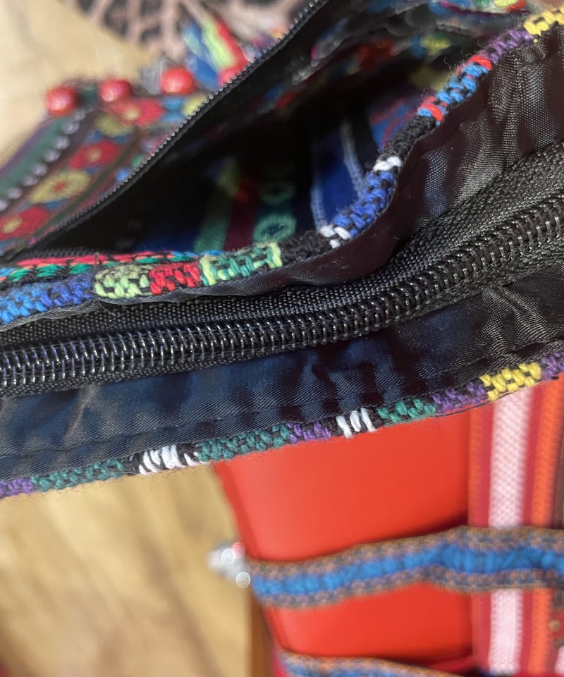 民族風刺繍 フリンジ ショルダーバッグ 花柄【チャイナフェア】 | GUGU