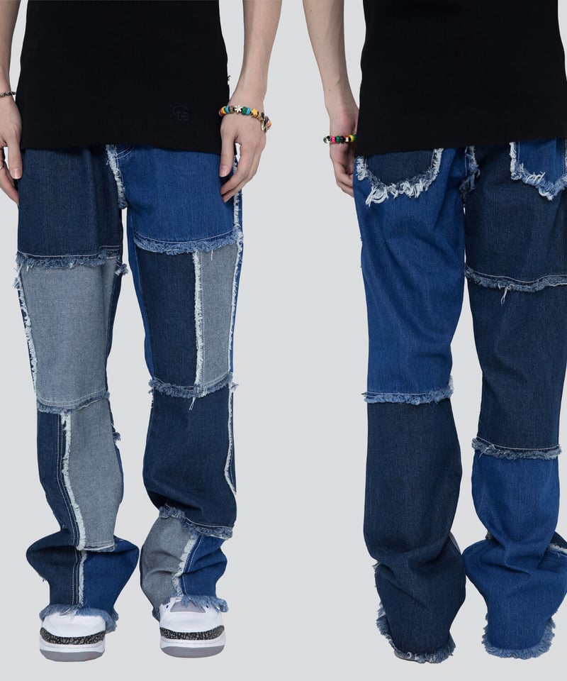 PELLEPELLE パッチワーク DENIM SETUP PELLEPELLE パッチワーク DENIM SETUP PELLEPELLE パッチワーク