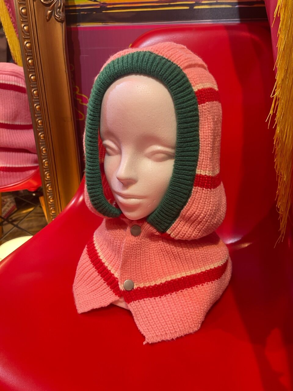 ボーダー柄 ニット バラクラバ | GUGU ボーダー柄 ニット バラクラバ | GUGU