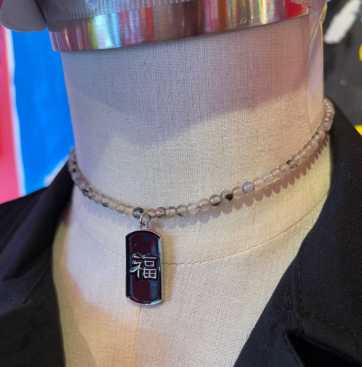 福 漢字ドッグタグ ネックレス | GUGU