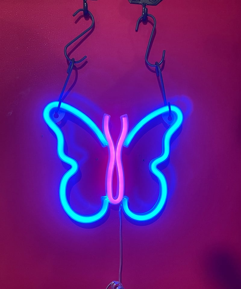 LED ネオンサイン バタフライ 蝶 | GUGU