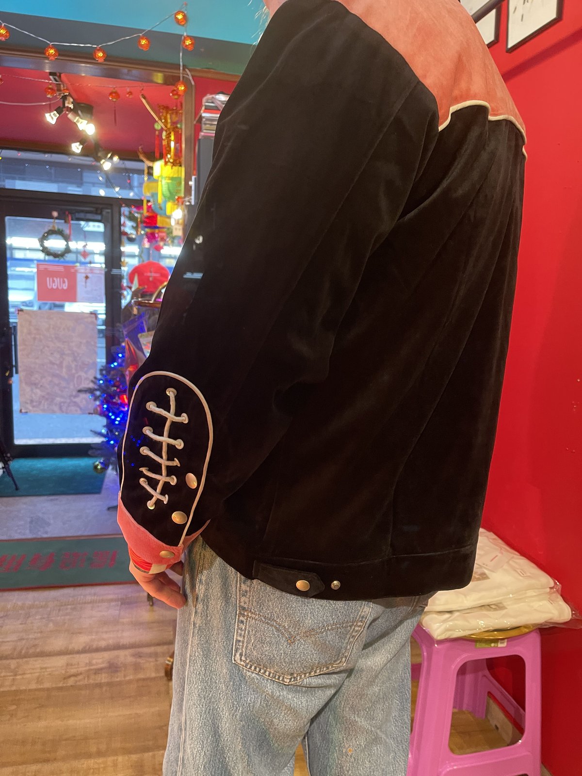 【美品】60s ベロア ロカビリーコート ロカビリー 風 ベロアジャケット OUTLET | GUGU
