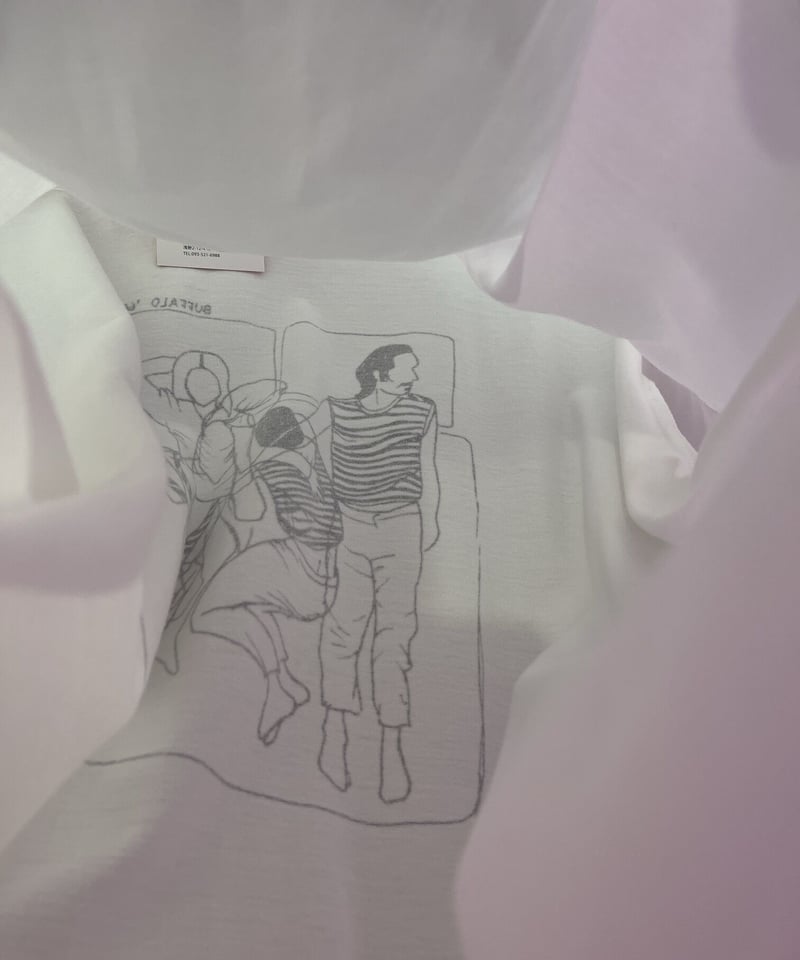 バッファロー66 イラストプリント Tシャツ 【曲Tシャツ展】 | GUGU バッファロー66 イラストプリント Tシャツ 【曲Tシャツ展】 | GUGU