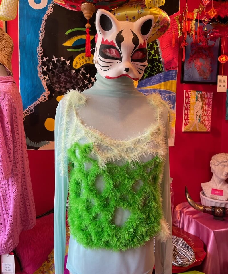 Costume national ニットキャミソール フリルニットキャミソール クロップドニット ノースリーブニット