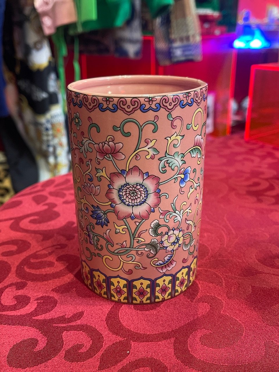 景徳鎮 花柄 ペン立て | GUGU