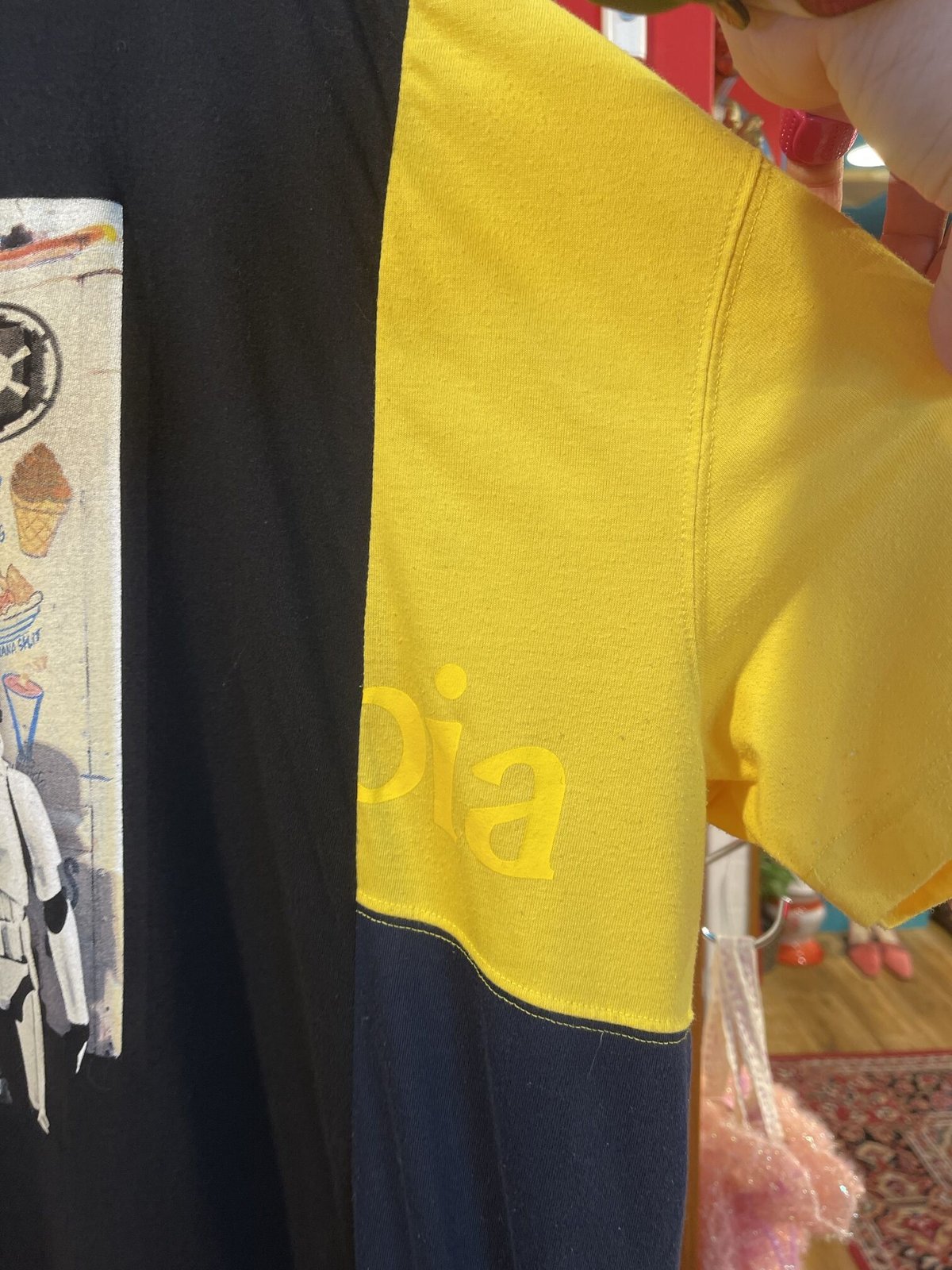 VERANDALUNCH】 リメイク ドッキング オーバーサイズ Tシャツ 