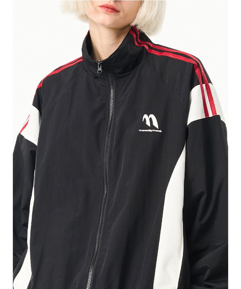 MODITEC】Color blocking racing jacket | GUGU MODITEC】Color blocking racing jacket | GUGU