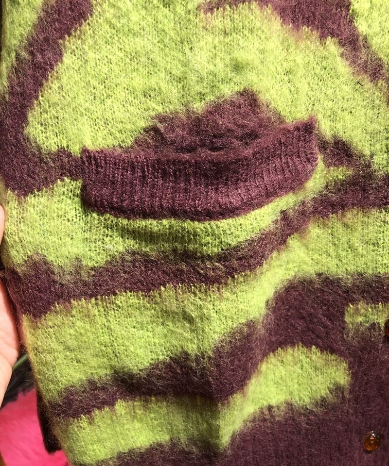 NEIGHBORHOOD タイガーパターン モヘア カーディガン NEIGHBORHOOD タイガーパターン モヘア カーディガン - メルカリ