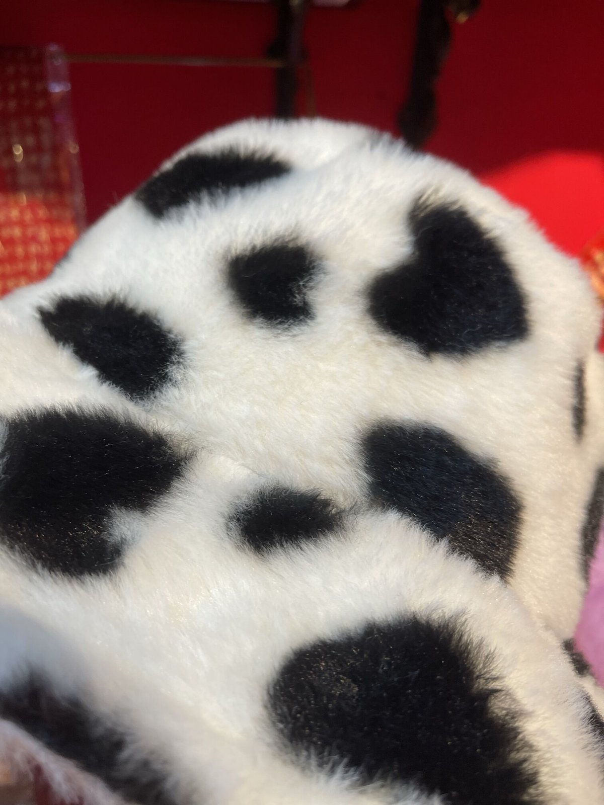 ^*^様 ファー風バケットハット ハート型装飾 ハート柄 フェイクファーバケットハット | GUGU