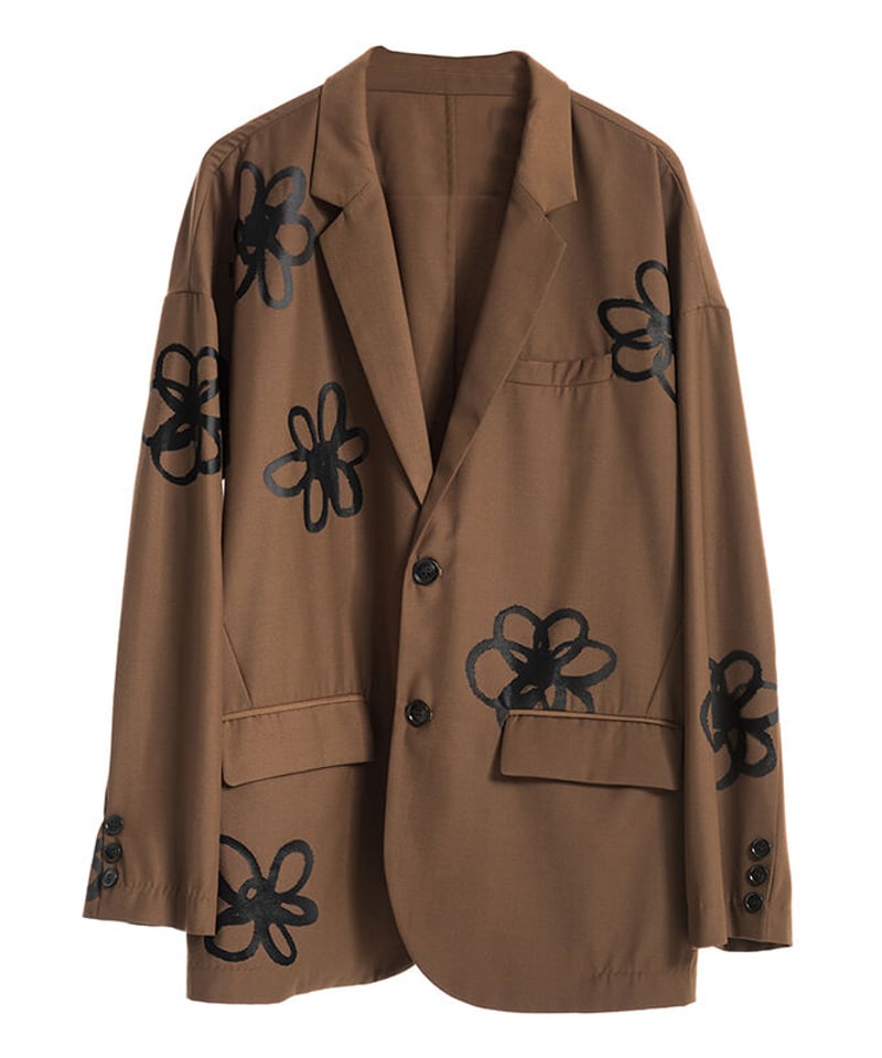 MODITEC】FLOWER PAINTING BLAZER M0024 | GUGU