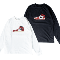 AJ-1 CROSS STITCH L/S TEE
