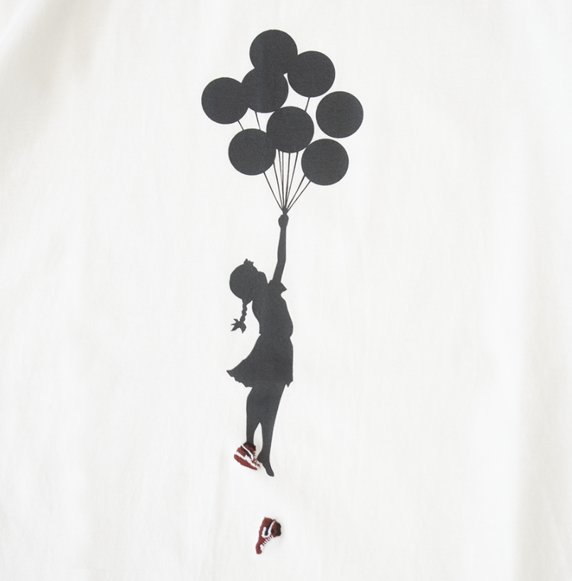 OK-BKS-003LS AJ1 feat. Banksy L/S TEE（BALOON) |...