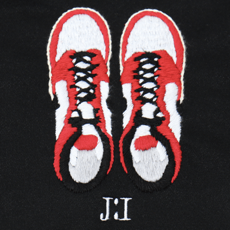 OK203-003LS-J1:AJ1 L/S TEE(手刺繍）