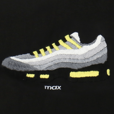 OK203-003LS-MAX :MAX L/S TEE(手刺繍）