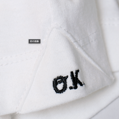OK203-003LS-J1:AJ1 L/S TEE(手刺繍）