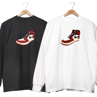 NEW AJ1 手刺繍 L/S TEE