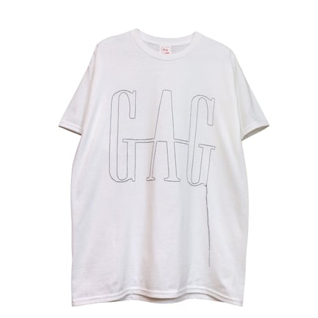 『GAG』一筆描きステッチ　S/S TEE