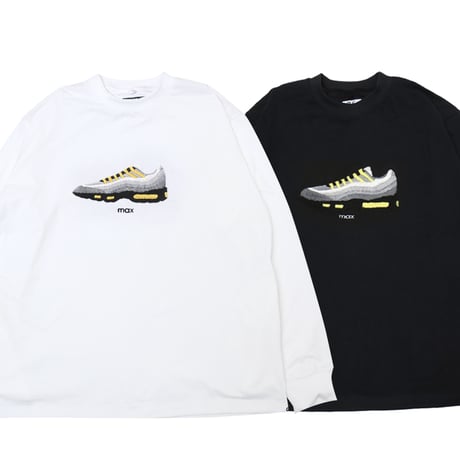 OK203-003LS-MAX :MAX L/S TEE(手刺繍）