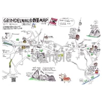 グリンデルワルド散策MAP