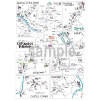コッツウォルズ散策MAP