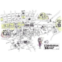 エジンバラ散策MAP