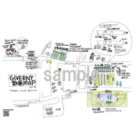 ジベルニー散策MAP