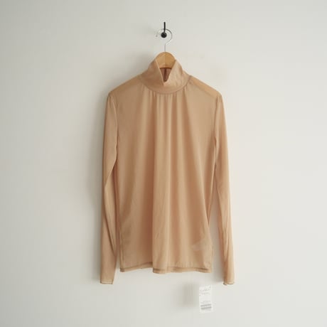2023SS / 未使用 / NOBLE / シアースキニーハイネックTOPS / 23070240105010 / 2403-0483