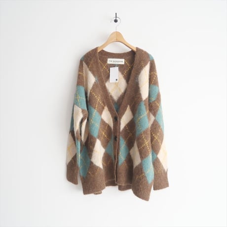 2023AW / THE SHINZONE / SHAGGY ARGYLE CARDIGAN / 23AWSNI02 / 2501-0605