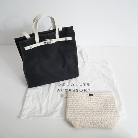 2024SS / 未使用 / DECOLLTE ACCESSORY / canvas BAG / 2504-2060