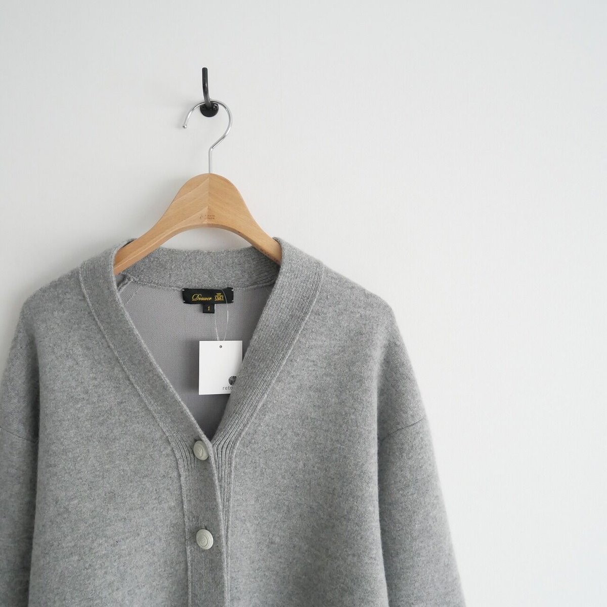 2020AW / Drawer / カシミヤダブルフェイスカーディガン / 2211-01 