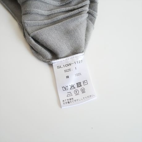 2025AW・人気完売品 / Demi-Luxe BEAMS別注 / SLOANE / 18Gシルク襟付きプルオーバー / 64-15-1330-355 / 2601-0040