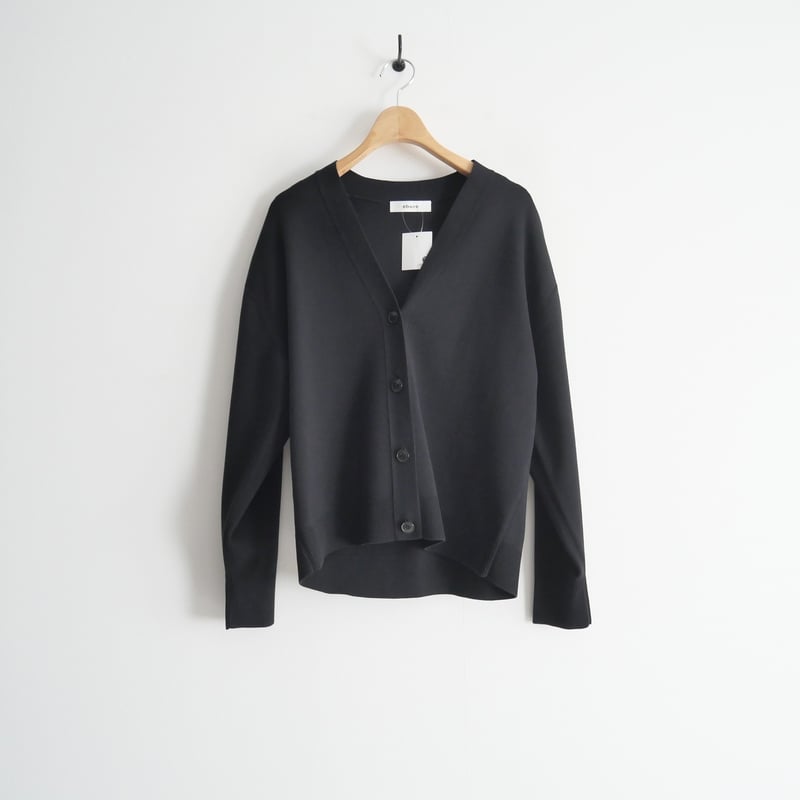 エブール Silk Cotton Knit V Neck カーディガン