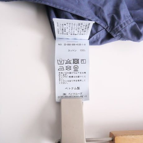 2023SS / DEUXIEME CLASSE / COTTON WASH シャツ / 23050500412010 / 2405-1061