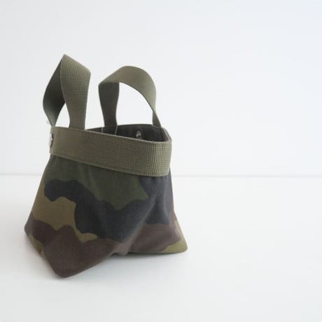2022 / 未使用 / 福岡VIORO限定品 / Herve Chapelier / 701WB （舟型トートS）カモフラージュ×ムース×ブランタグ / 2410-0507
