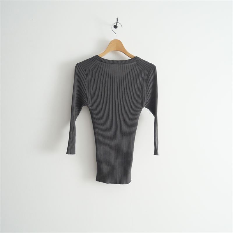L'Appartement COTTON RIB KNIT グレーC 2025SS・人気完売品 / 未使用 / L'Appartement / COTTON RIB