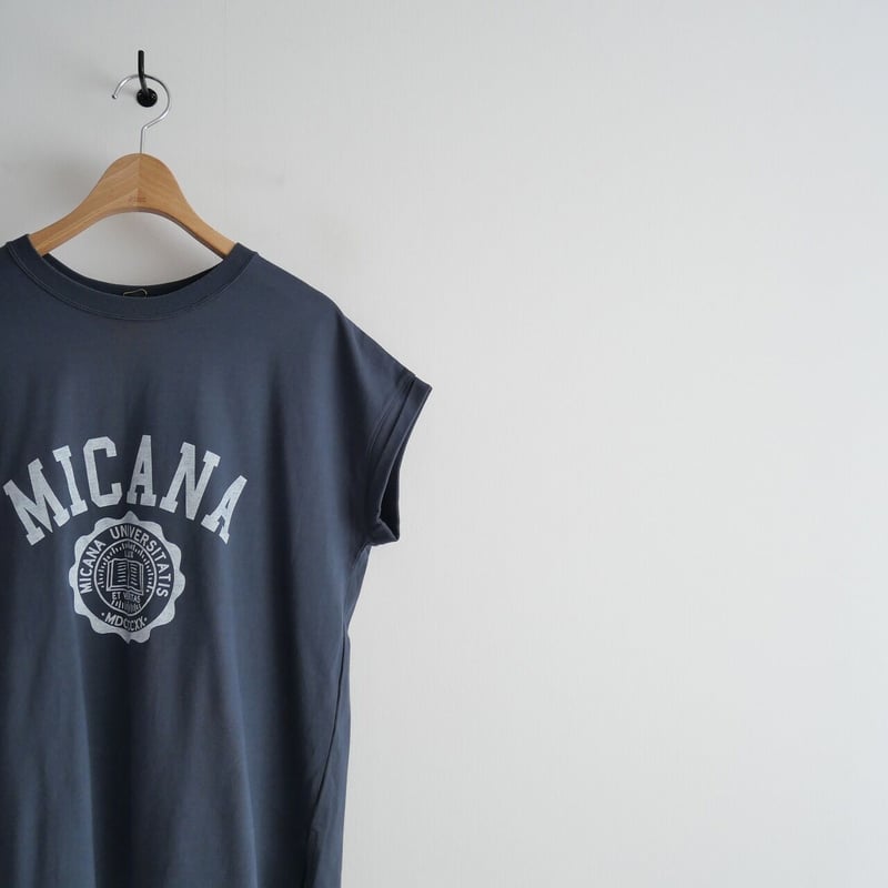 2022 / MICANA / カレッジロゴTシャツ / Americana×MICA&DE 2022 / MICANA / カレッジロゴTシャツ / Americana×MICA&DE