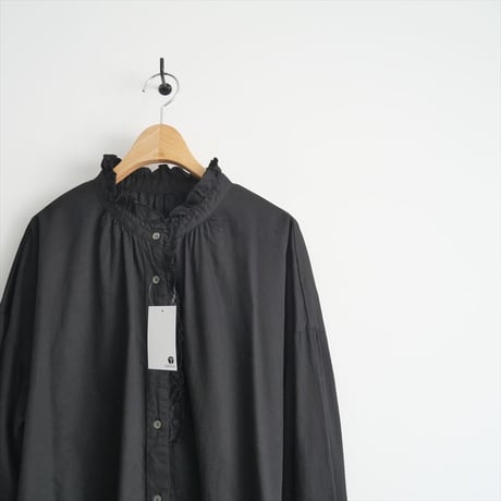 2022 / journal standard luxe / コットンサテン フリルパフブラウス / 22050440000120 / 2410-2065