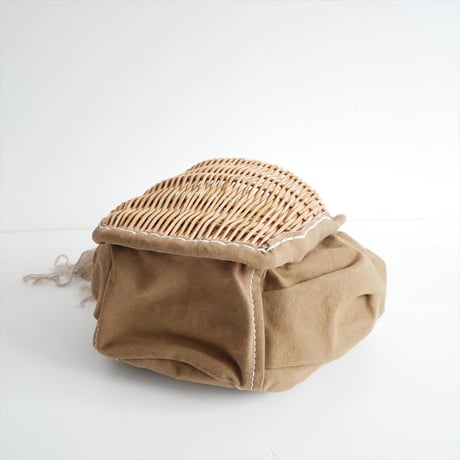 継続販売品・人気完売品 / 未使用 / ebagos / キャンバス・カゴポケット付トート / 12630 / 2511-0552