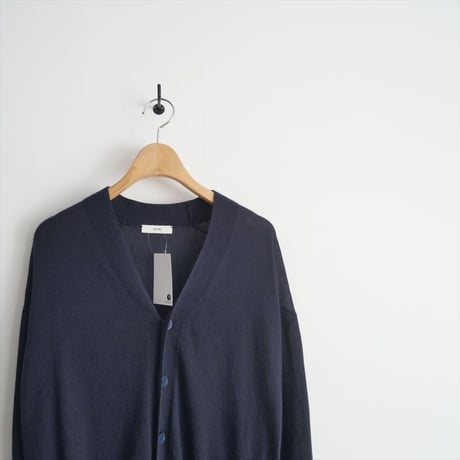 2024 / ATON / CASHMERE SILK SPUN VNECK CARDIGAN / KRAGCM0106 / 2501-0535
