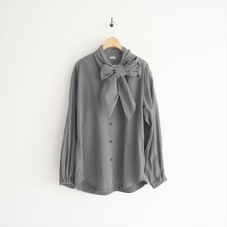2025SS今季・人気完売品 / BRILL / デニムボウタイブラウス / 241133 / 2505-0415