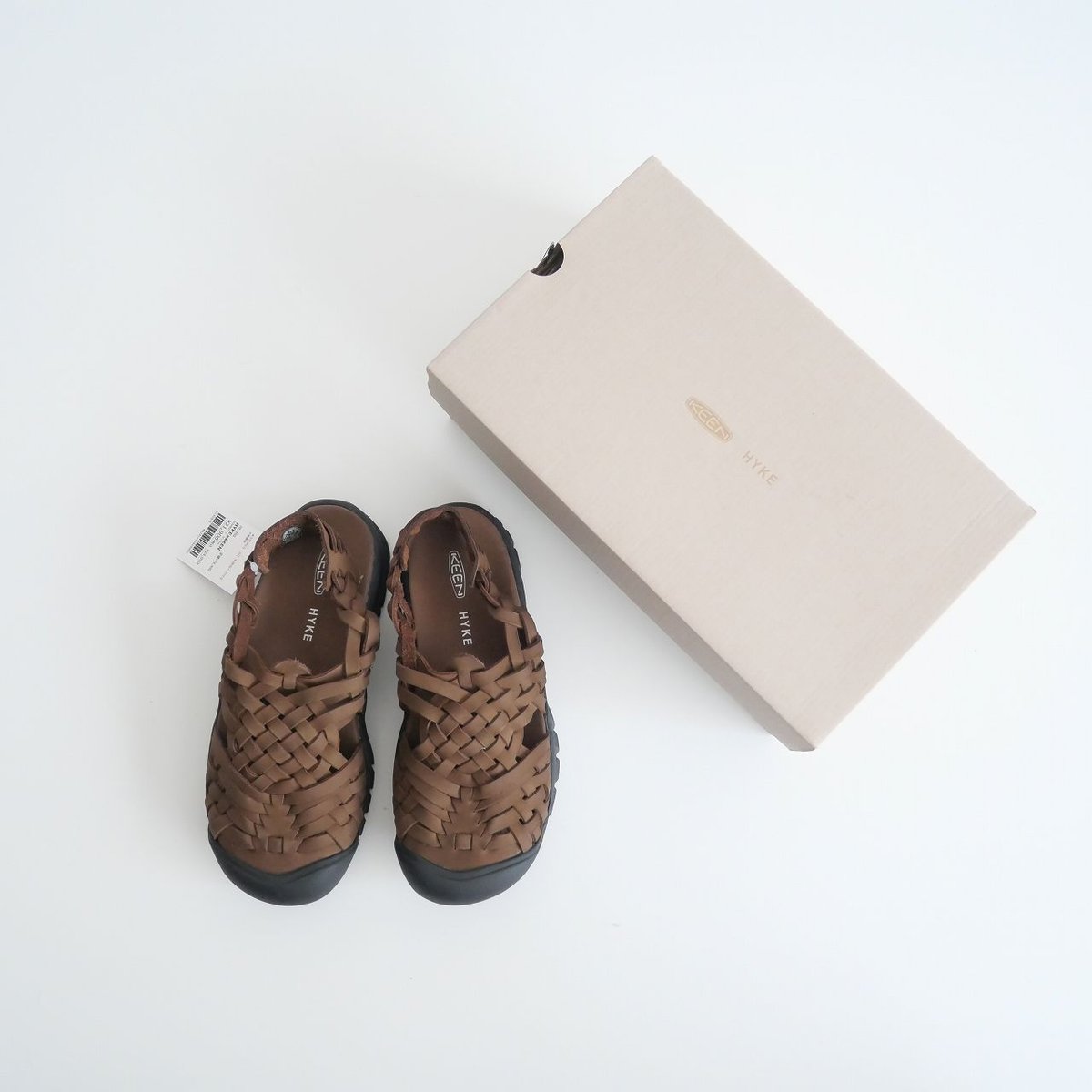 HYKE × KEEN いやらしい ROSARITA II Black×Black 26.0