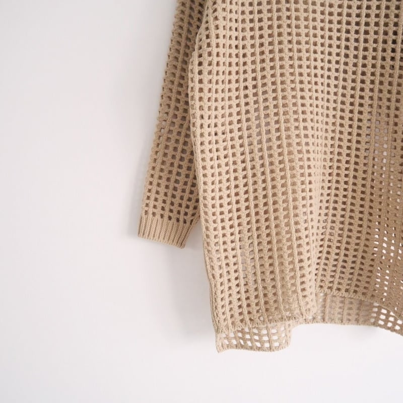 2022AW今季 / AURALEE / WOOL FELT YARN MESH KNIT M 2022AW今季 / AURALEE / WOOL FELT YARN MESH KNIT M